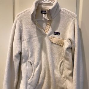 Women’s winter white Patagonia pullover